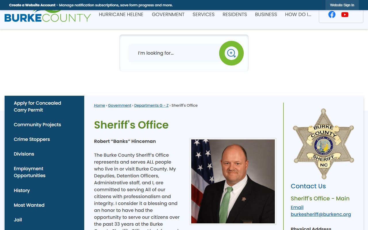 Burke County booking releases sheriff office website