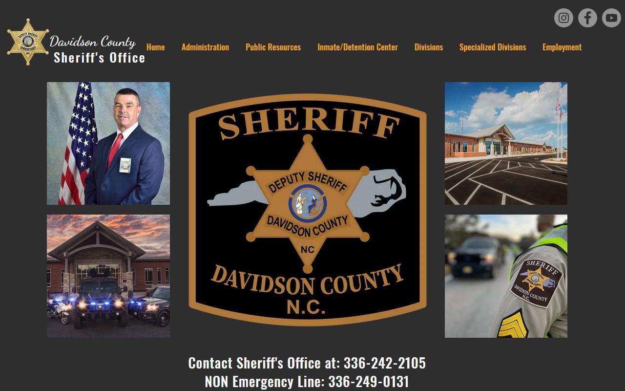 Davidson County booking releases sheriff office website