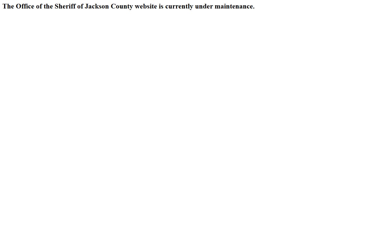 Jackson County booking releases sheriff office