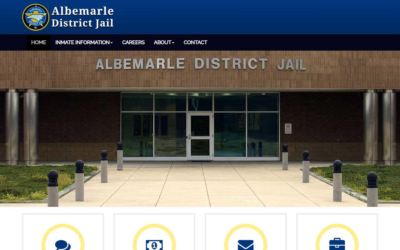 Albemarle District Jail serving Pasquotank County booking releases