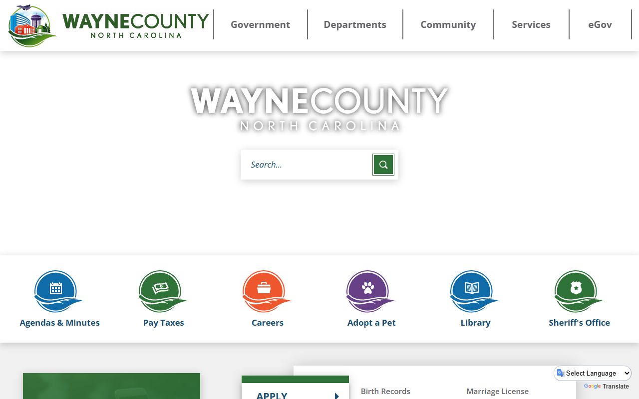 Wayne County Sheriff's Office website for booking releases